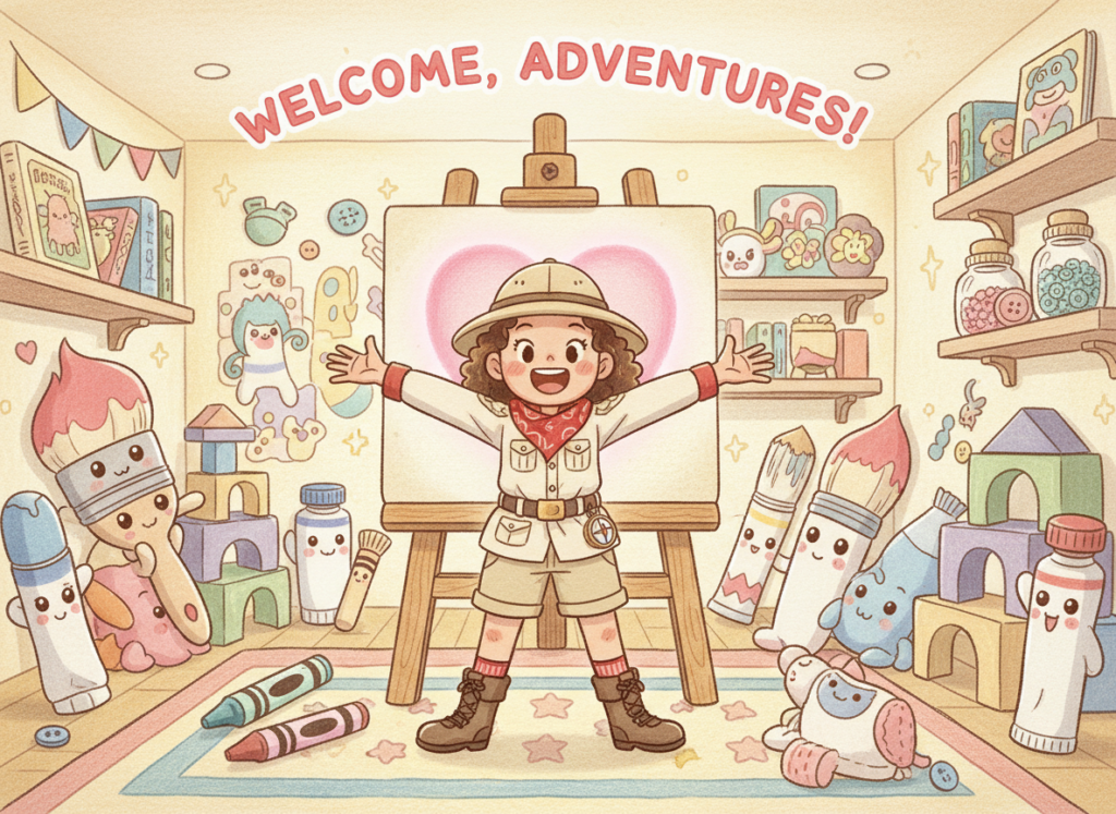 Firefly Gemini Flash Introduction Captain Jini's Enthusiastic Welcome Prompt A warm and cozy children'