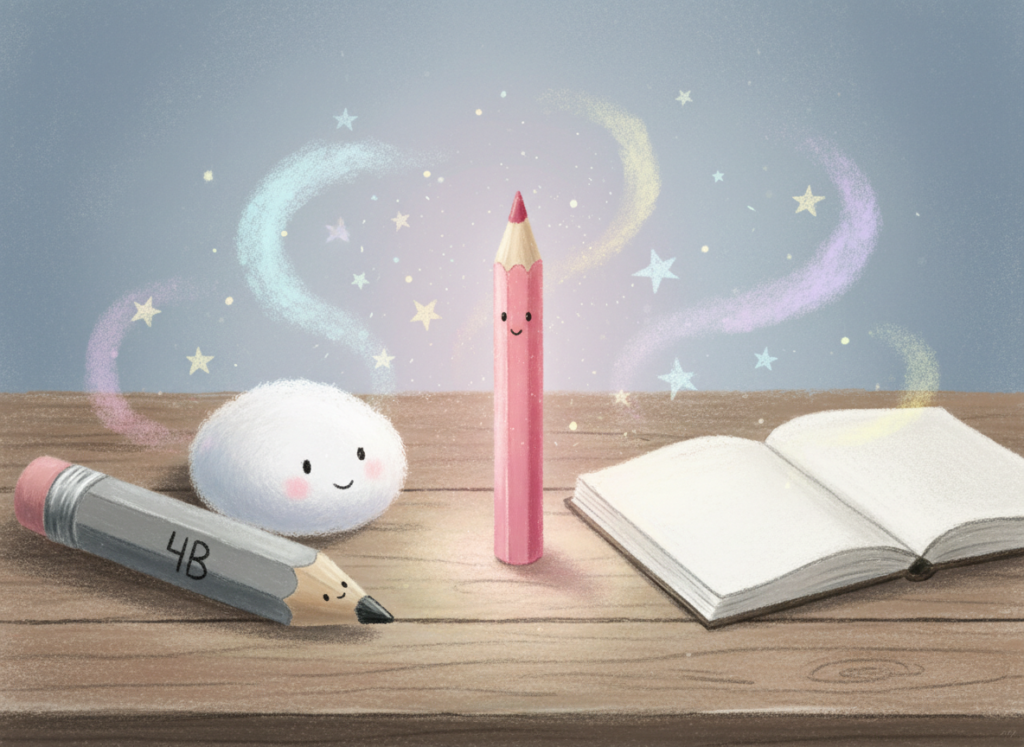 Firefly Gemini Flash Preparation Exciting Tools Lineup Prompt A still life illustration with a soft cr