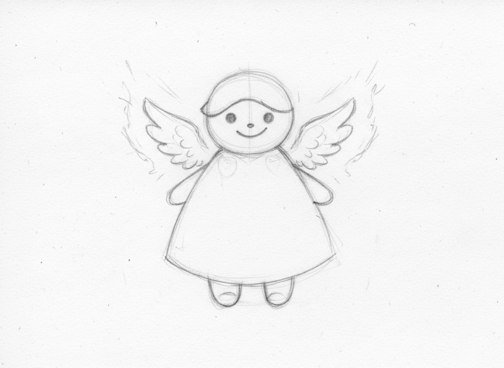 Firefly Gemini Flash Process 2 Sketching Body and Wings Prompt A continuation of the sketch process fr